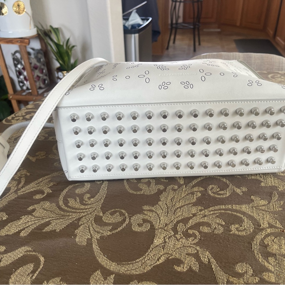 Alexander Wang White Patterned Satchel - image 8
